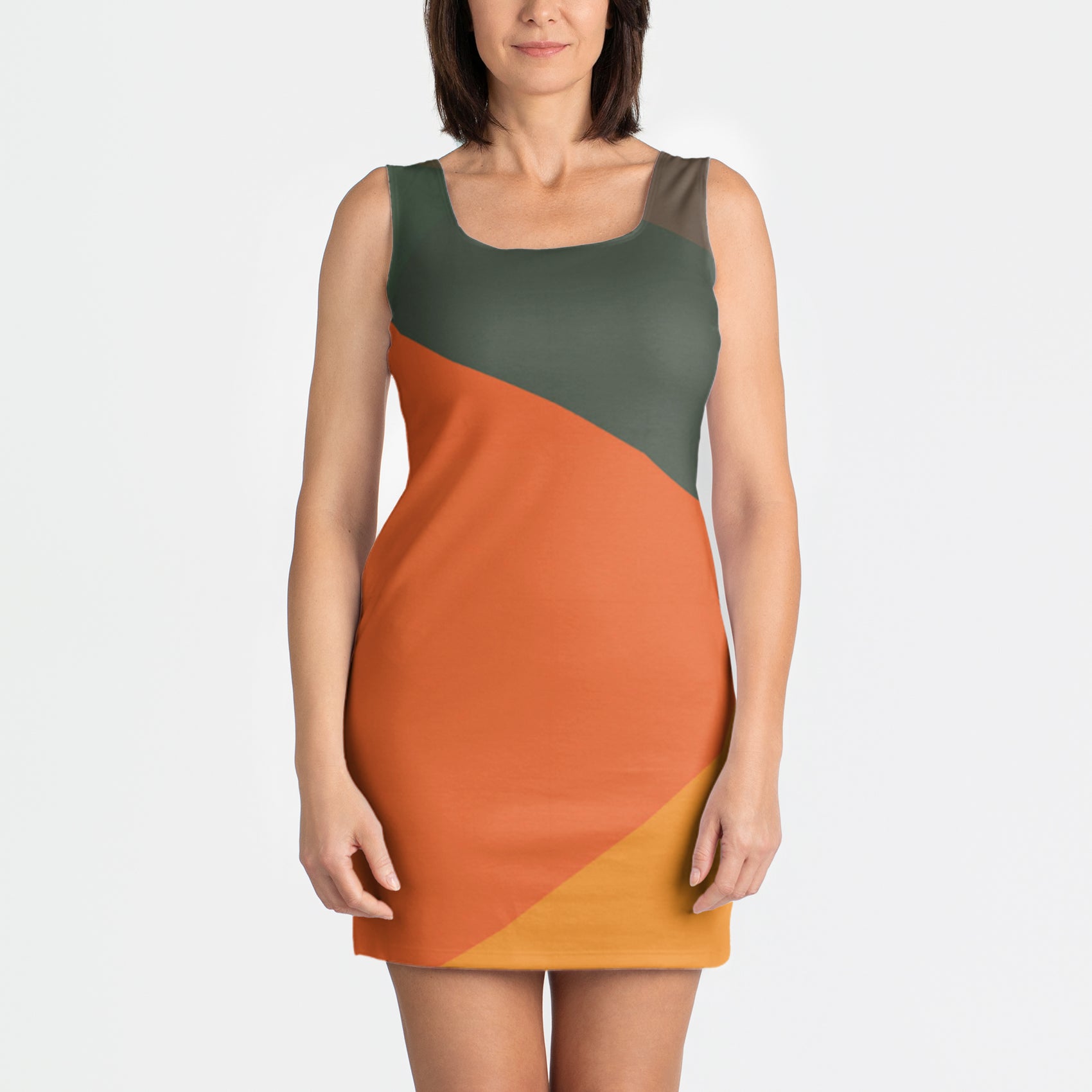 The Amanda Dress · Riviera Contrast Design